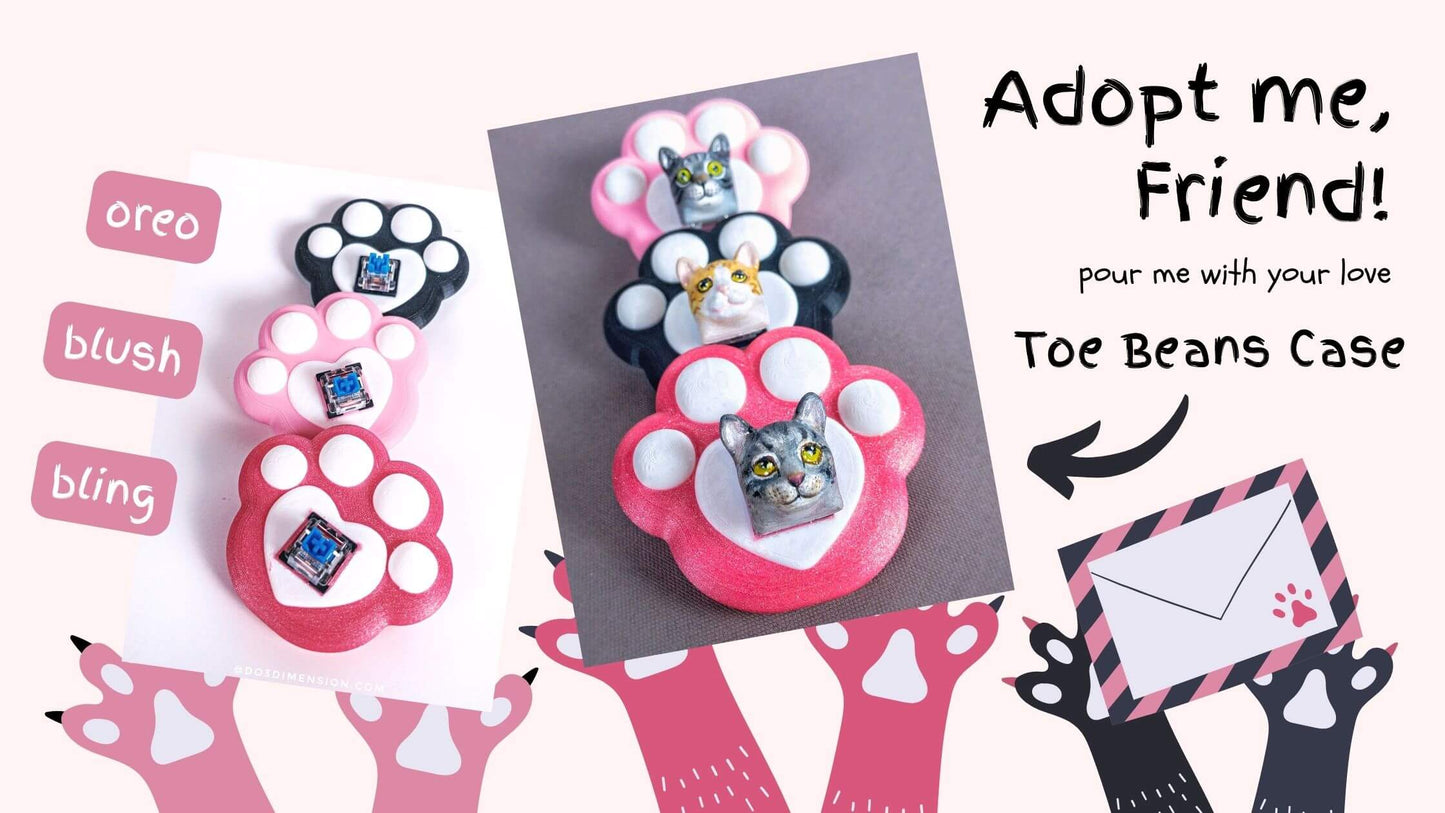 Toe Beans Case (B-Stock) | Artisan Keycap Case