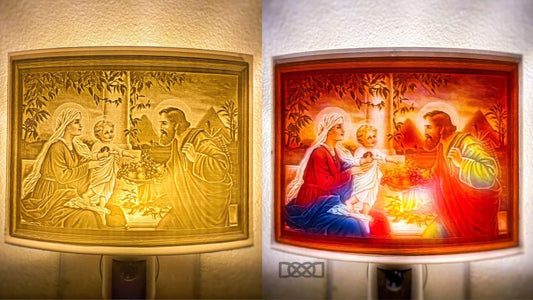 Holy Family (Feast) Lithophane Night Light Art