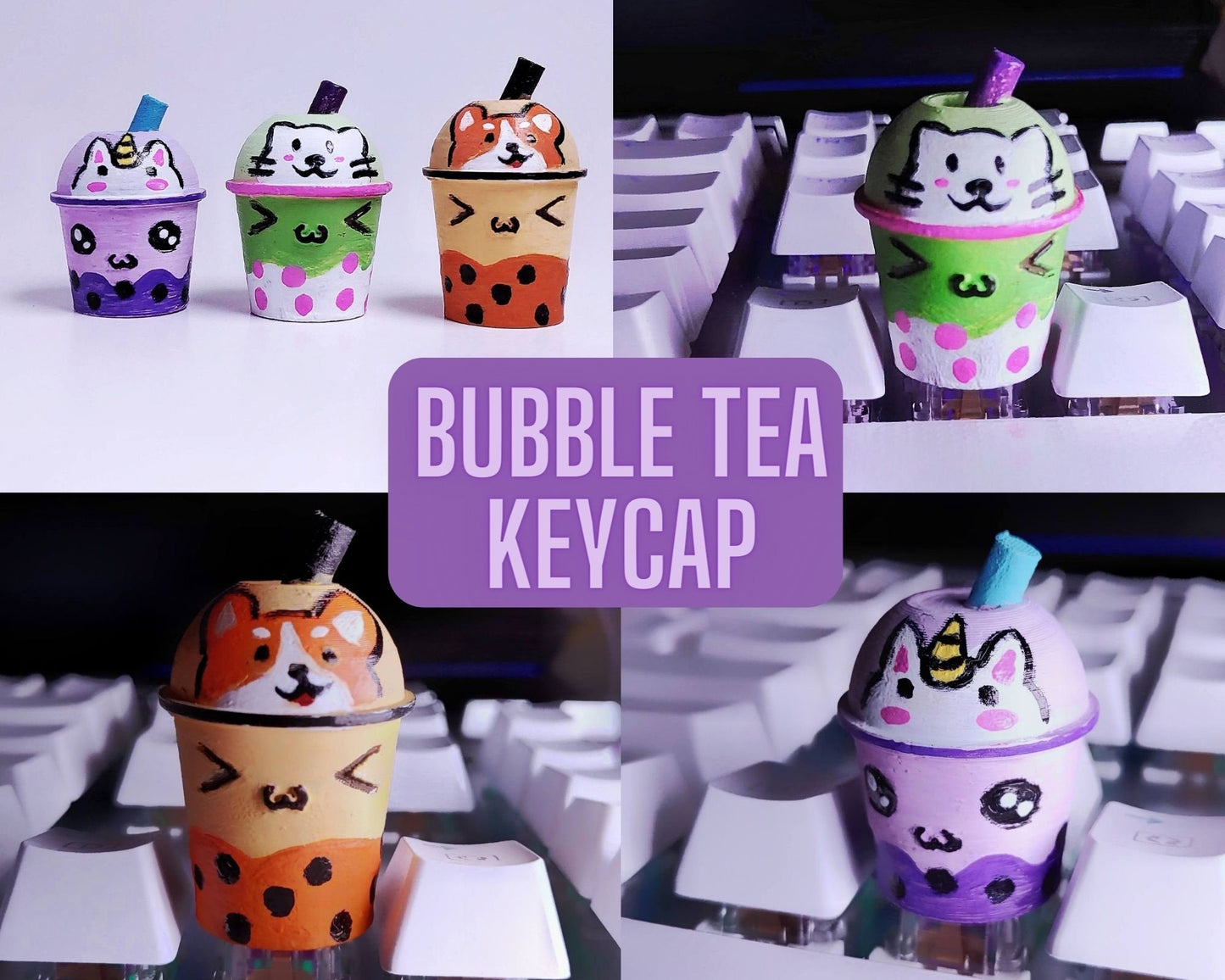 Bubble Milk Tea Keycap