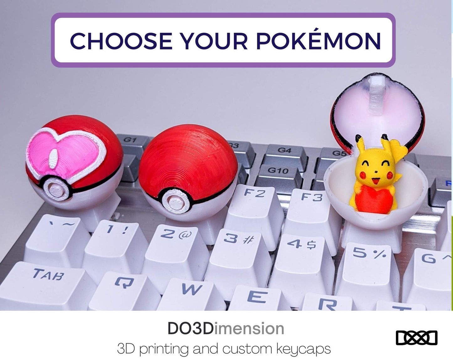 Pokémon Pokeball Keycap