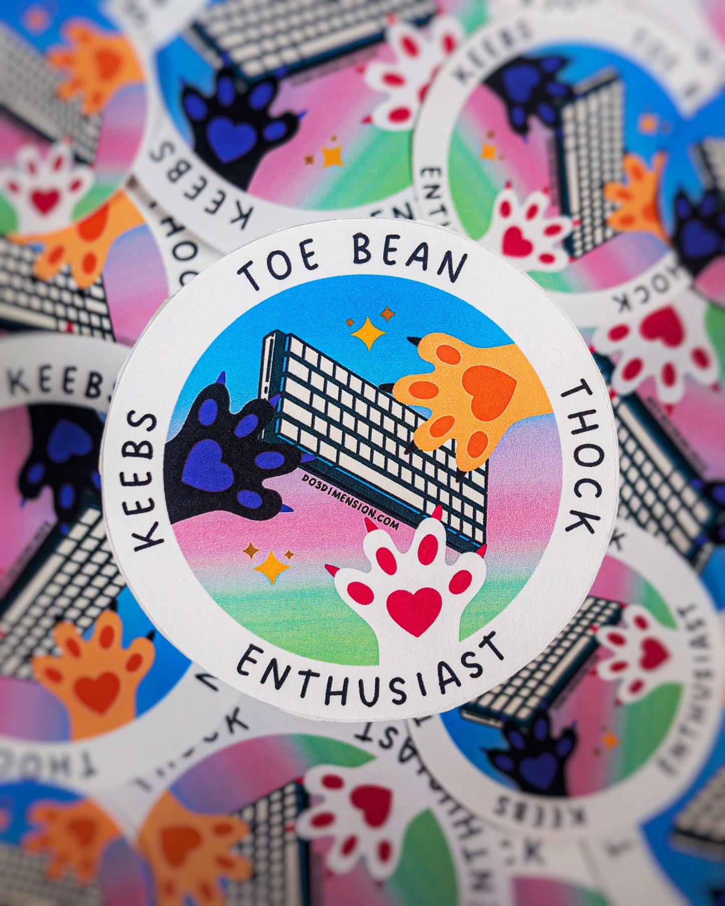 Toe Beans Case | Artisan Keycap Case